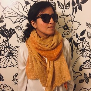 *Last Day 9/13* Anthropologie Orange Scarf